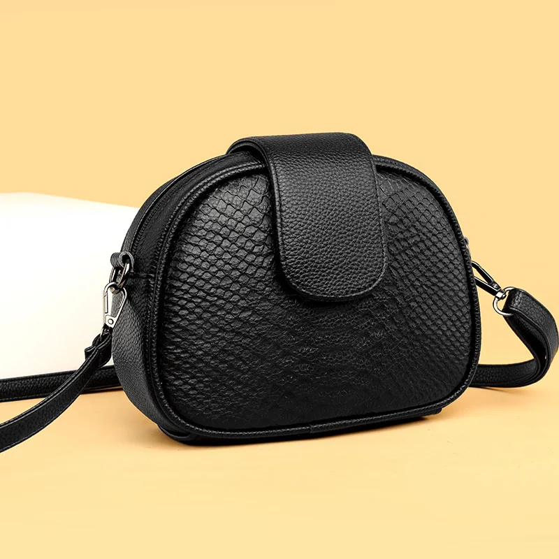 Carrier Cowhide Designer Small Crossbody Handbags - Image 3