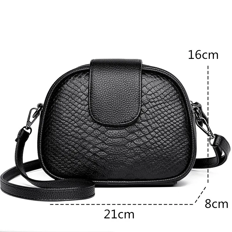 Carrier Cowhide Designer Small Crossbody Handbags - Image 4