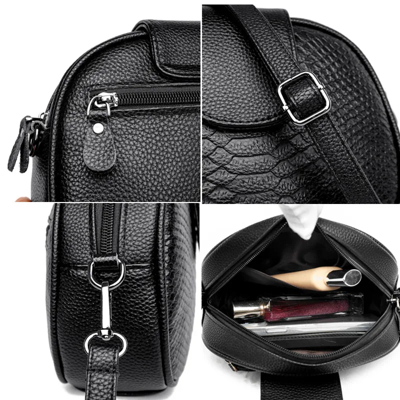 Carrier Cowhide Designer Small Crossbody Handbags - Image 5