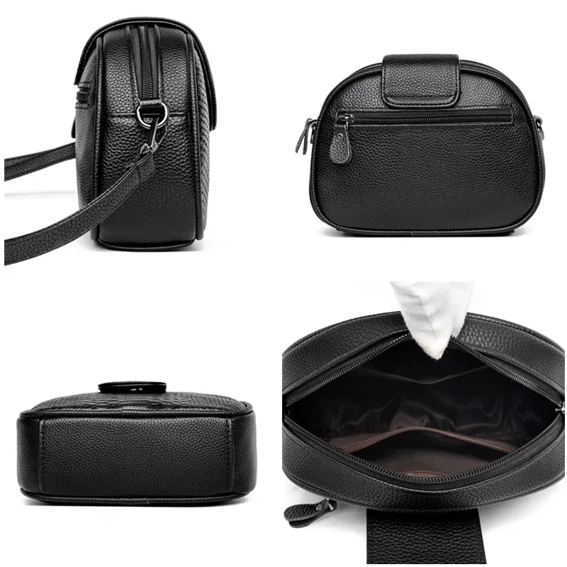 Carrier Cowhide Designer Small Crossbody Handbags - Image 6