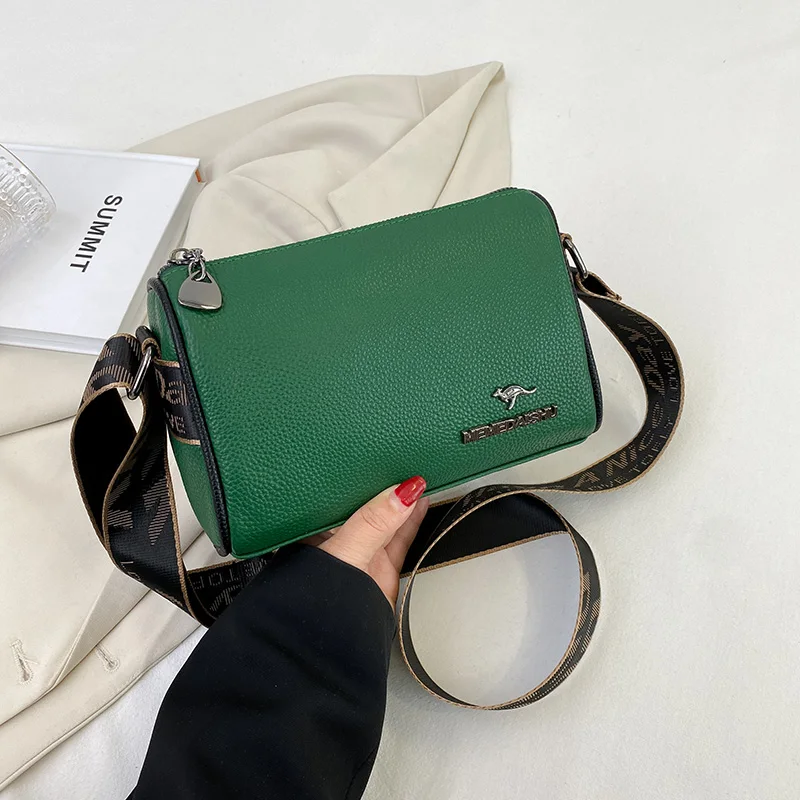 Carrier Genuine Leather Cowhide Handbag - Image 2