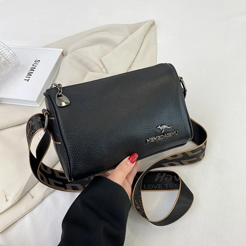 Carrier Genuine Leather Cowhide Handbag - Image 3