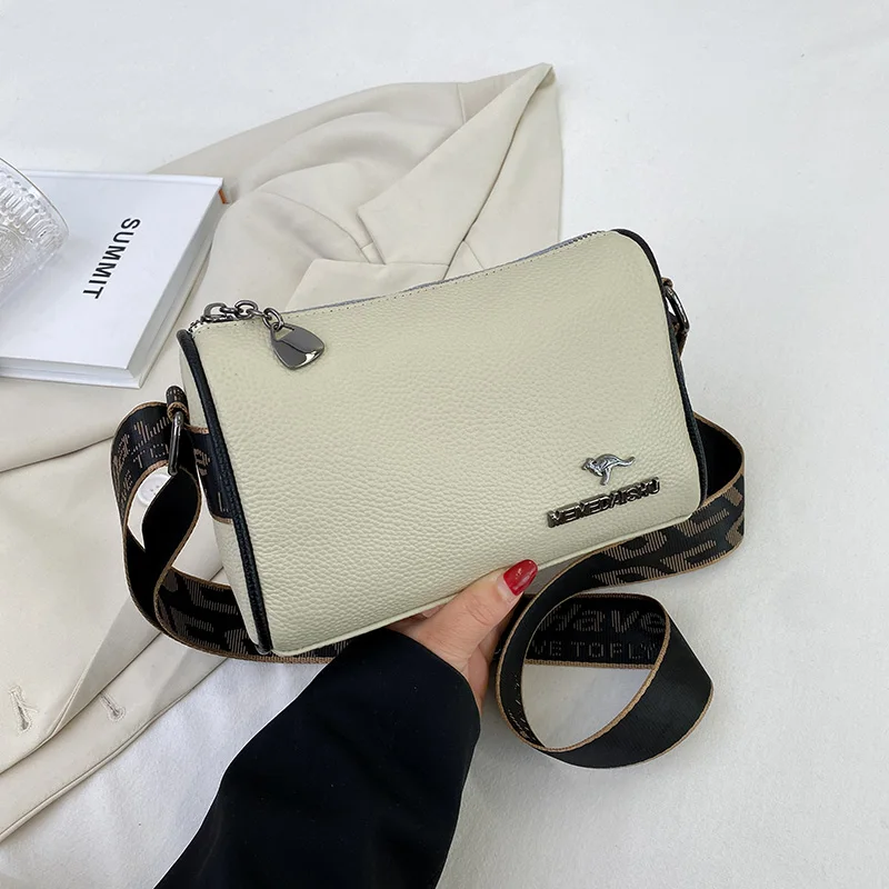 Carrier Genuine Leather Cowhide Handbag - Image 6