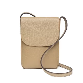 Carrier Genuine Leather Small Shoulder Phone Bag