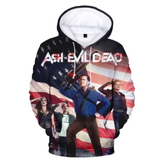 Maxstreet Ash VS Evil Dead 3D Printed Hoodies