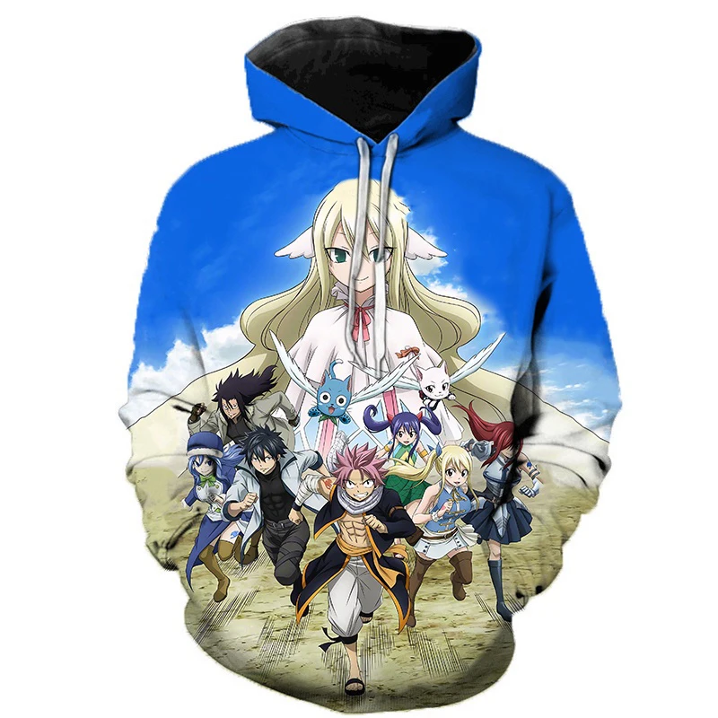 Maxstreet 3D Print Anime Fairy Tail Hoodie - Image 4