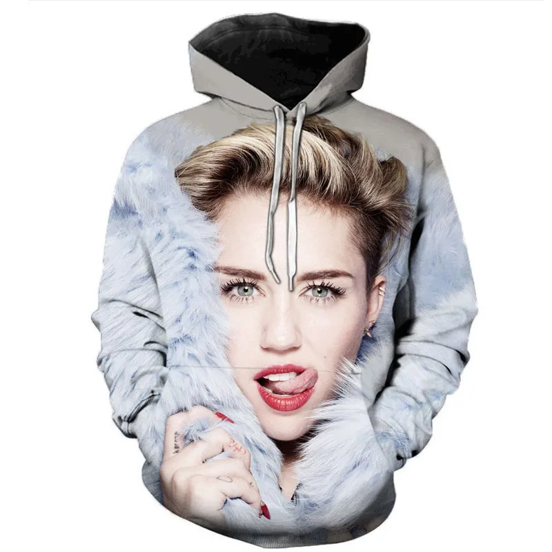 Maxstreet Miley Cyrus 3D Printed Hoodie - Image 3