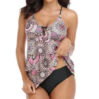 Ashley Tankini Sets Two-Piece Swimwear Plus Size