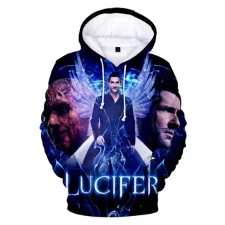 Maxstreet 3D Printed Hoodies Lucifer