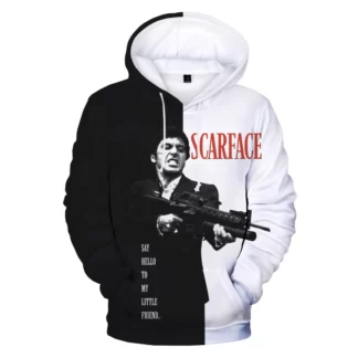 Maxstreet Movie Scarface 3D Print Hoodie Pullover