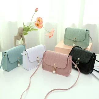 CARRIER LADY 2024 Stone Pattern Shoulder Bag