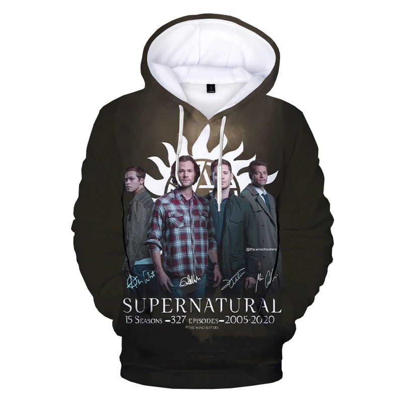Maxstreet 3D Printed Hoodies Supernatural