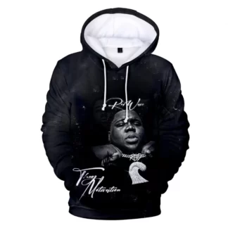 Maxstreet 3D Printed Hoodies Hip Hop Rapper Rod Wave
