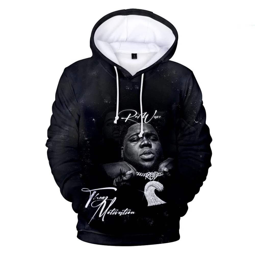 Maxstreet 3D Printed Hoodies Hip Hop Rapper Rod Wave