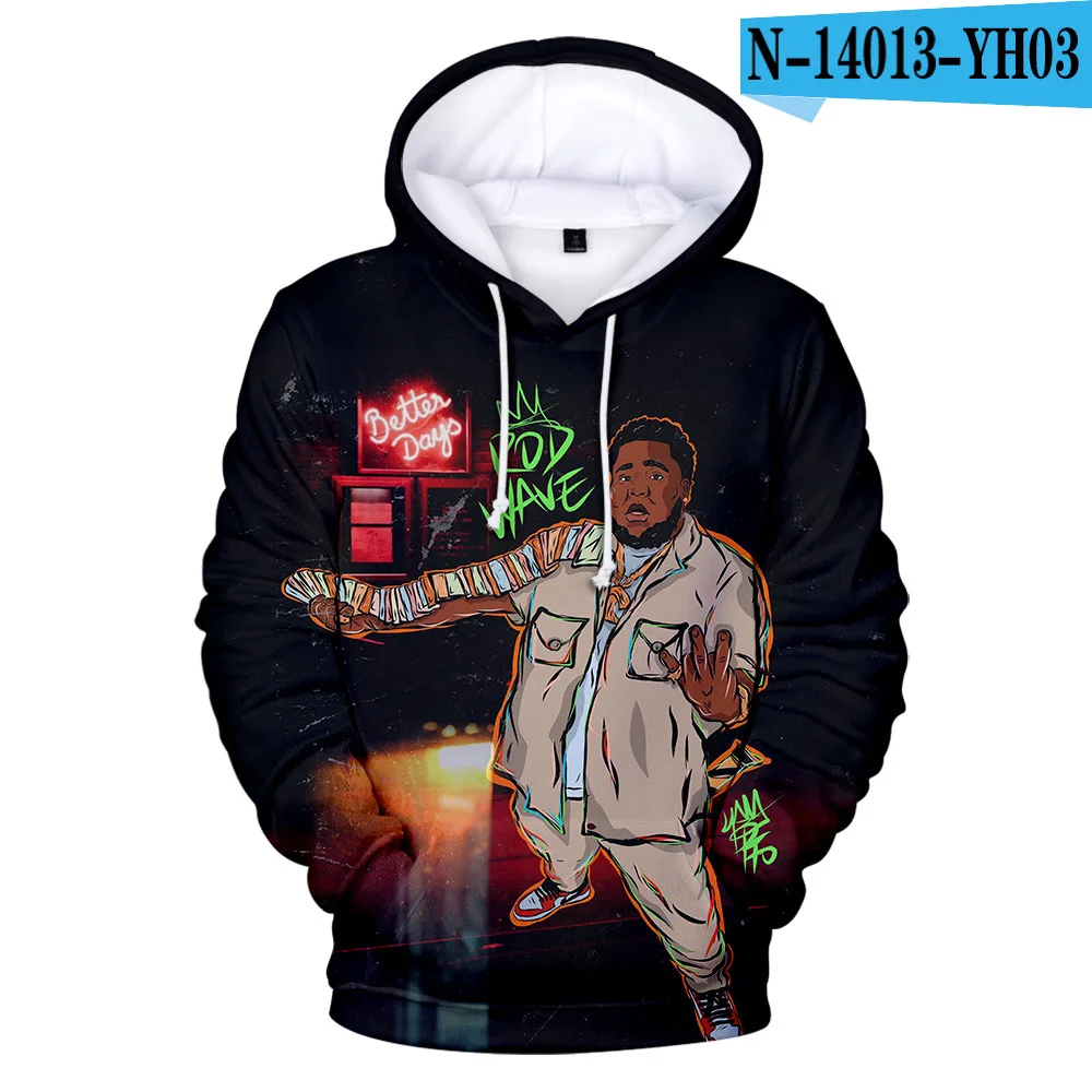 Maxstreet 3D Hip Hop Rod Wave Hoodie - Image 4