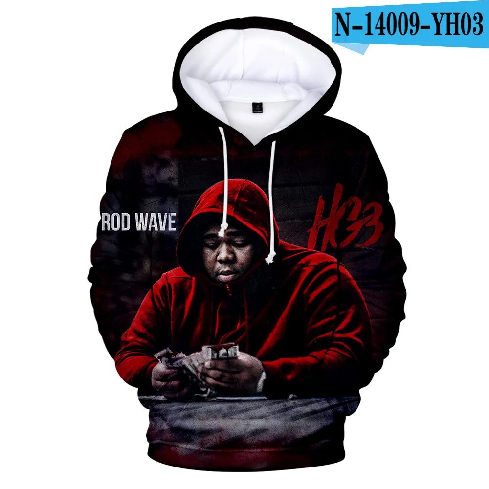Maxstreet 3D Hip Hop Rod Wave Hoodie - Image 5