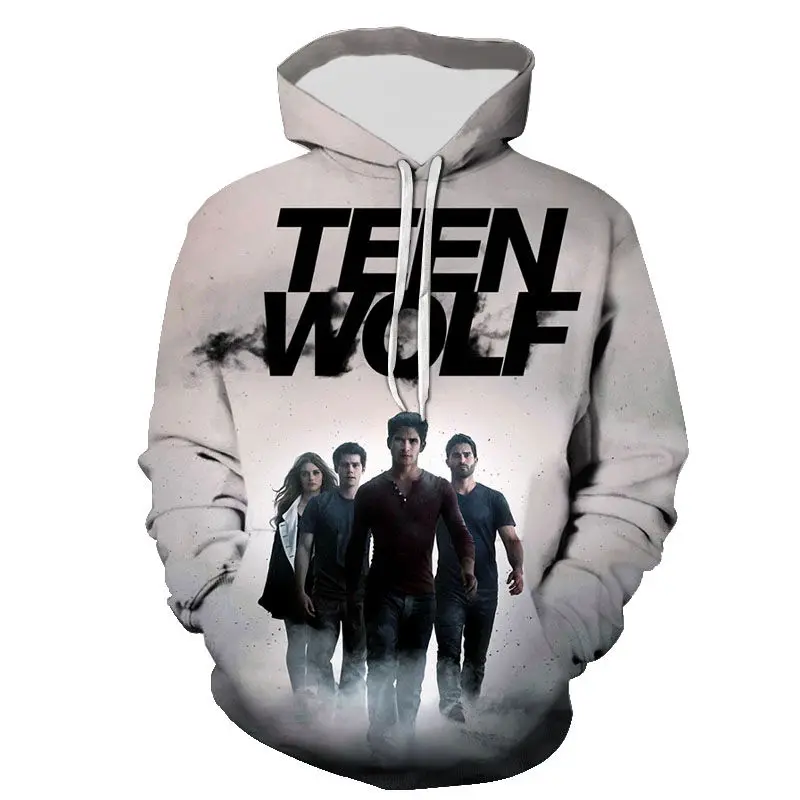 Maxstreet WOLF 3D Printed Pullovers Hoodies - Image 4
