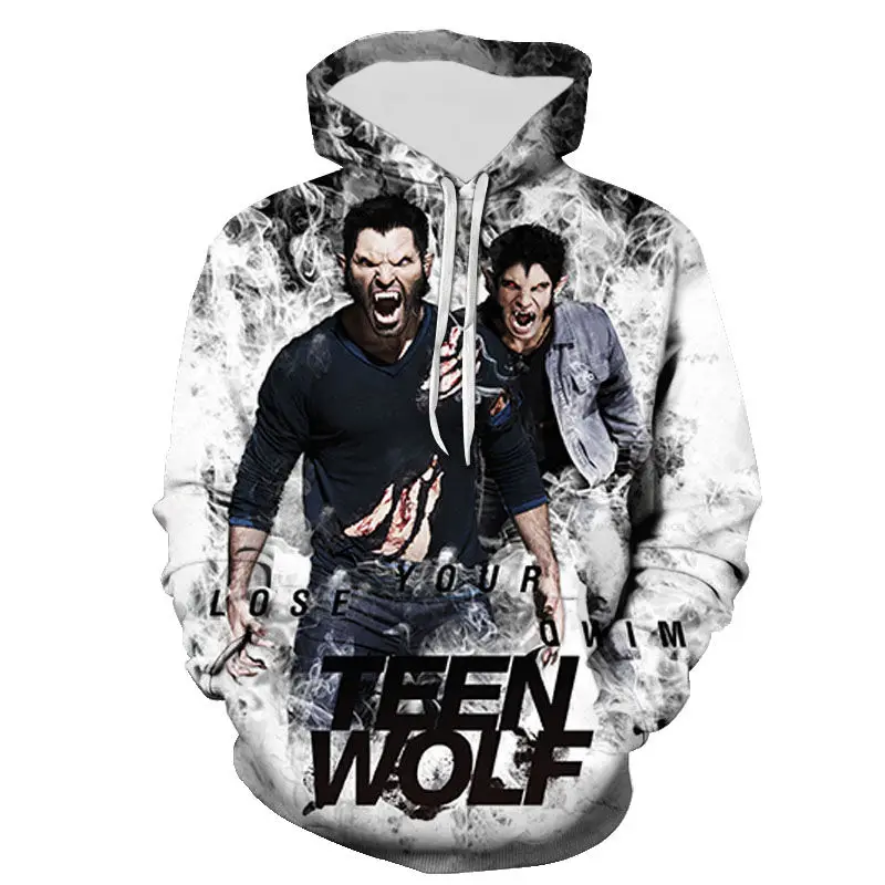 Maxstreet WOLF 3D Printed Pullovers Hoodies - Image 5