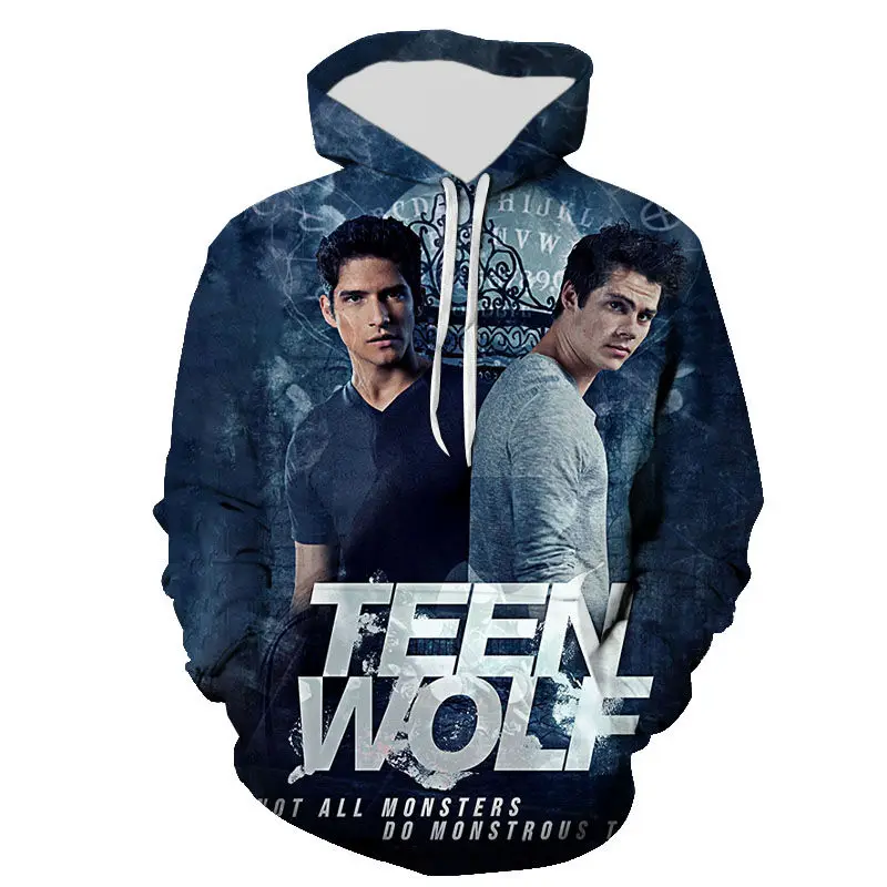 Maxstreet WOLF 3D Printed Pullovers Hoodies