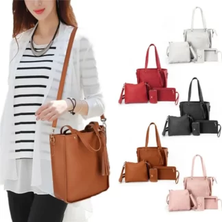 CARRIER LADY Crossbody Shoulder Bag 4Pcs/Set