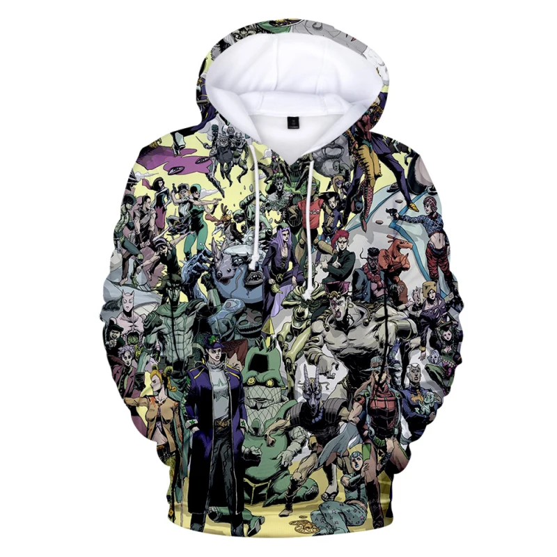 Maxstreet 3D Print Anime JOJO Bizarre Adventure Hoodie - Image 2