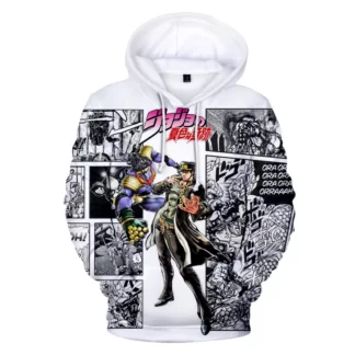 Maxstreet 3D Print Anime JOJO Bizarre Adventure Hoodie
