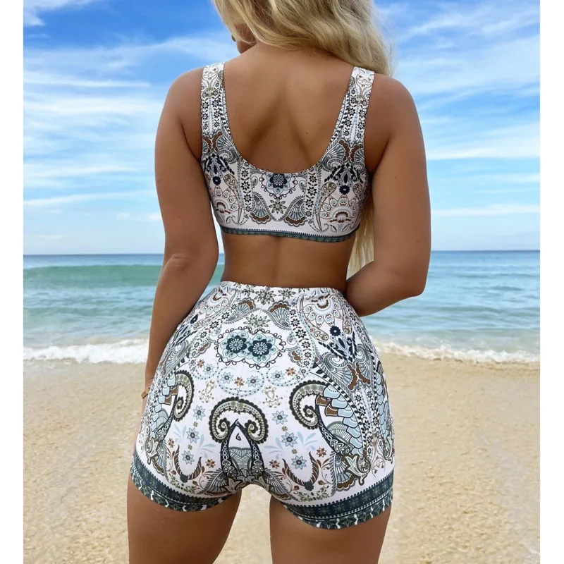 Ashley Beach Tankini Print Swimwear 2024 - Image 3