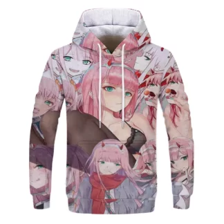 Maxstreet 3D Print Black and white hoodies