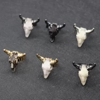 Zeta 65 Bull Head Skull Ring Adjustable Love Classic Personality Decoration