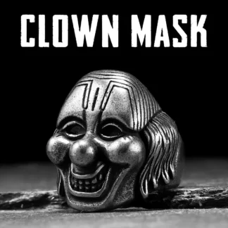 Zeta 65 Clown Mask Rings Stainless Steel