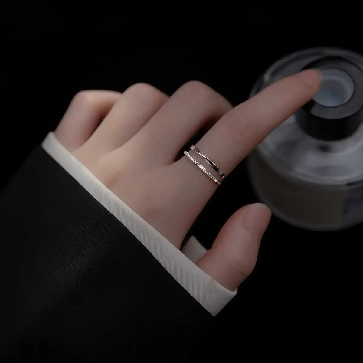 ADO Retro Style Open Rings Vintage Jewelry Accessories - Image 2