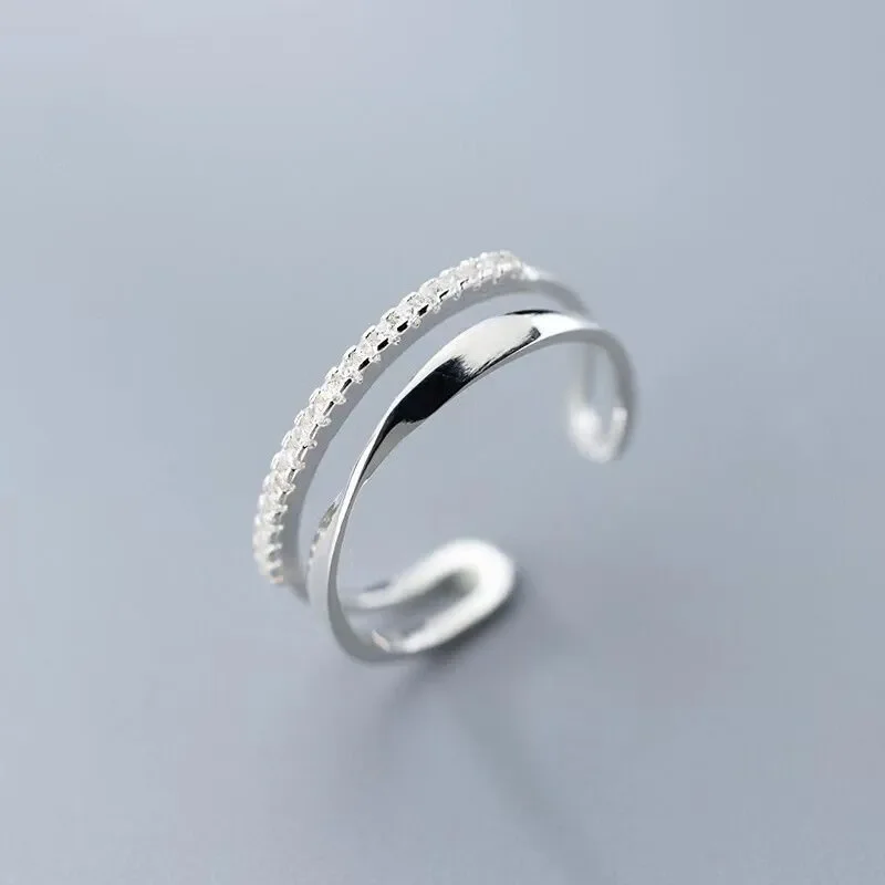 ADO Retro Style Open Rings Vintage Jewelry Accessories - Image 3