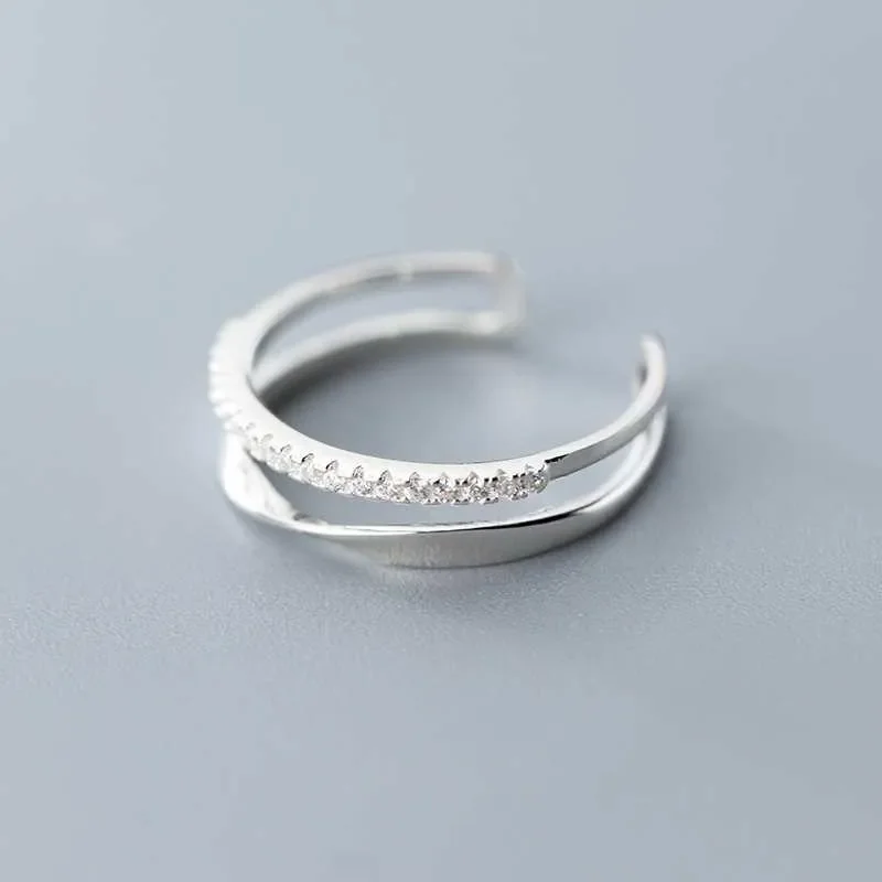 ADO Retro Style Open Rings Vintage Jewelry Accessories - Image 5