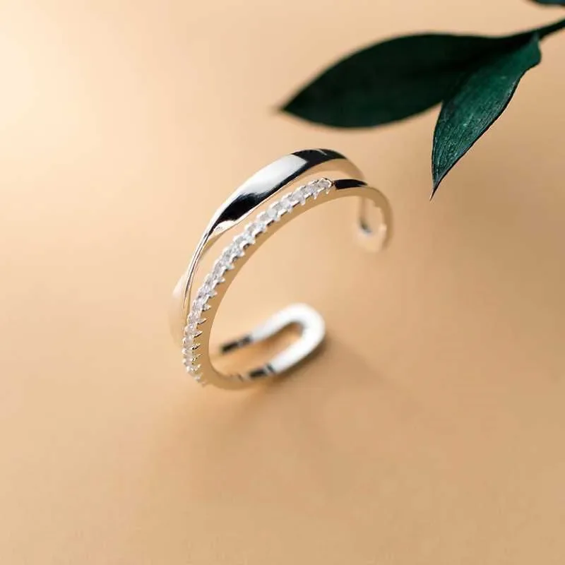 ADO Retro Style Open Rings Vintage Jewelry Accessories