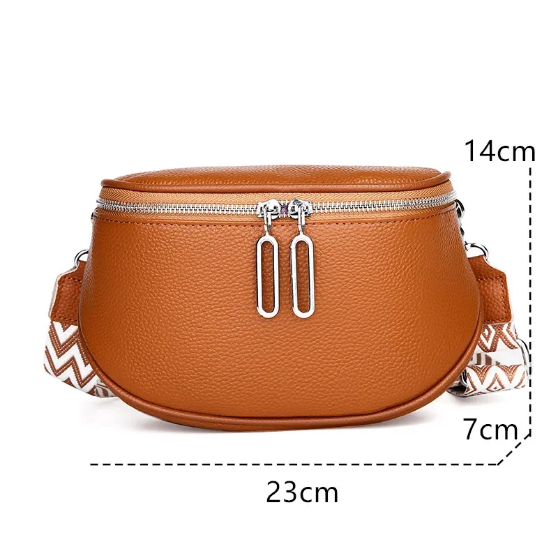 Carrier Cow Leather Shoulder Crossbody Bags - Image 5