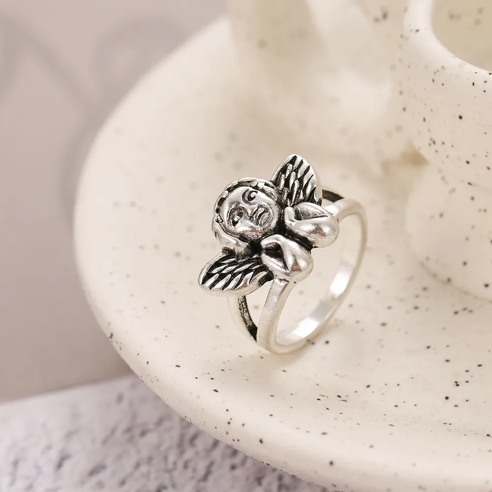 Zeta 65 Gothic Vintage Punk Ring - Image 4