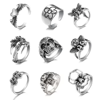 Zeta 65 Gothic Vintage Punk Ring