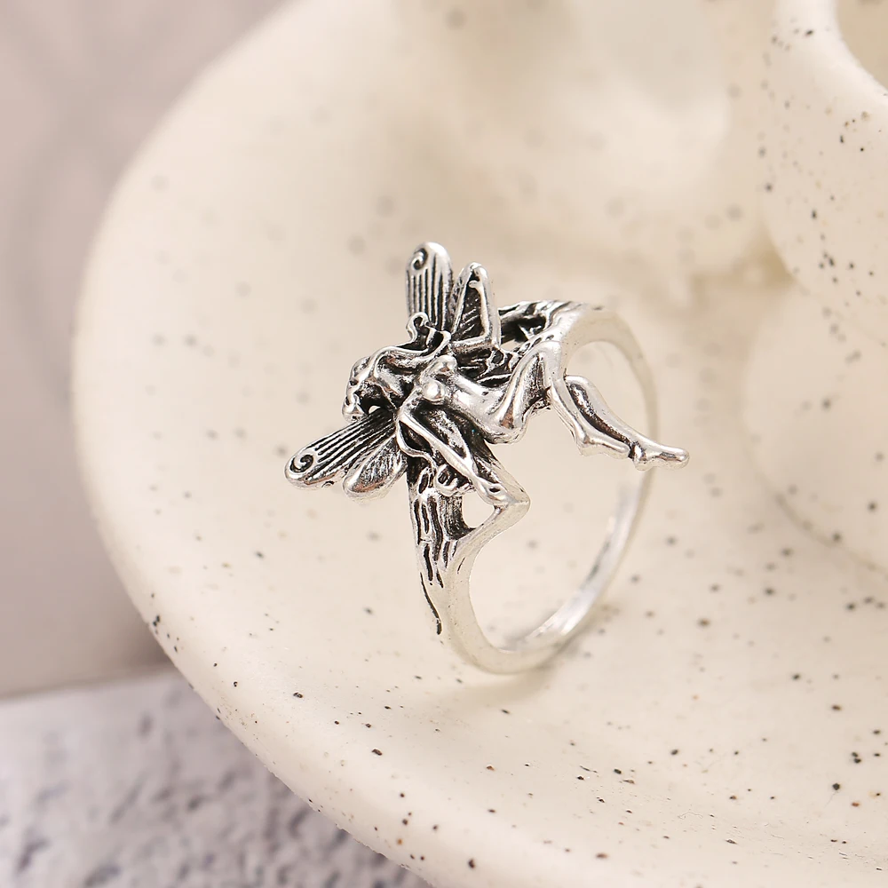 Zeta 65 Gothic Vintage Punk Ring - Image 5