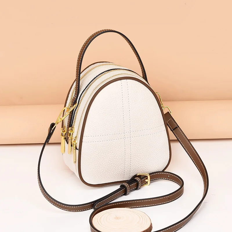 Carrier Designer Cow Leather Small Handbags - Image 3