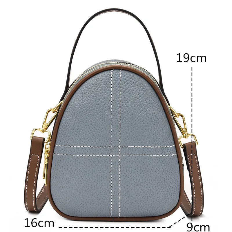 Carrier Designer Cow Leather Small Handbags - Image 4