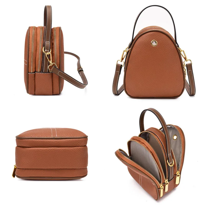 Carrier Designer Cow Leather Small Handbags - Image 5