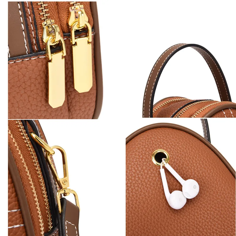 Carrier Designer Cow Leather Small Handbags - Image 6