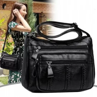 CARRIER LADY Multi-pocket Shoulder Crossbody Bag