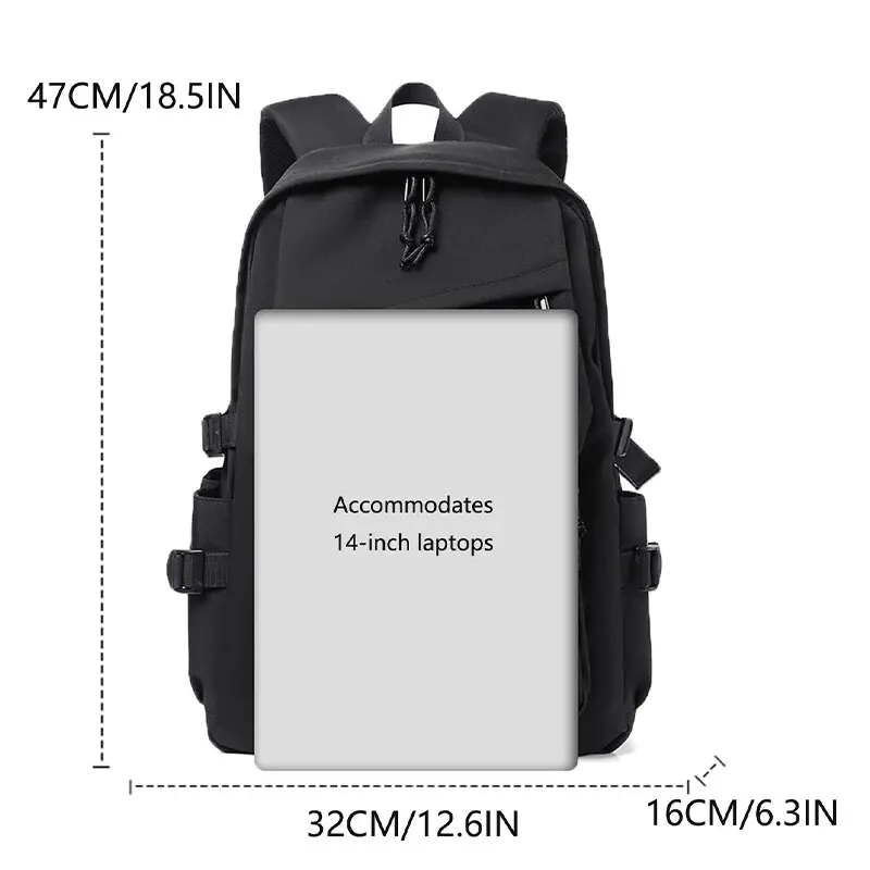 CARRIER 15 Inch Polyester Waterproof Computer Backpack - Image 2