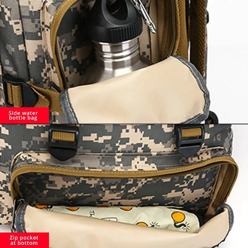 CARRIER Waterproof Outdoor Military Backpack Hiking Bag - Image 5