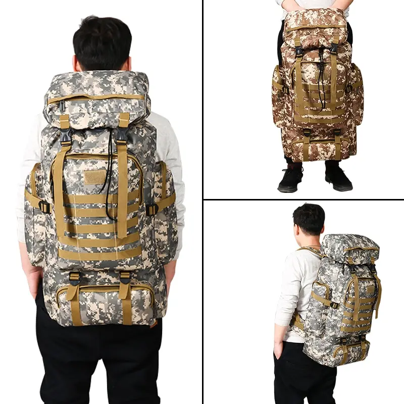 CARRIER Waterproof Outdoor Military Backpack Hiking Bag - Image 6