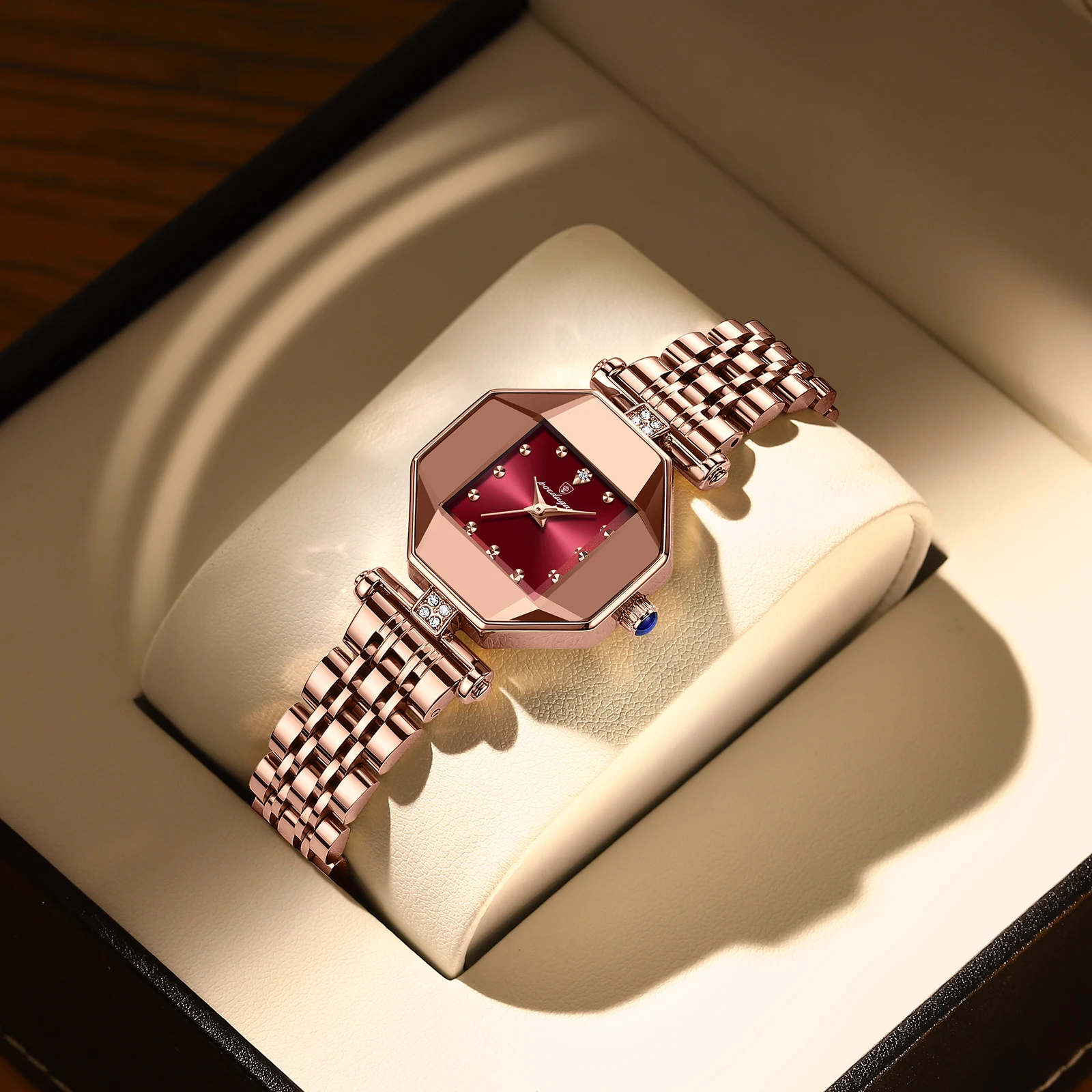 POEDAGAR Luxury Stainless Steel Waterproof Quartz Watch - Image 5
