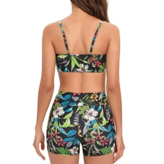 Ashley Print Tankini Set Two-Piece Female Swimwear 2024