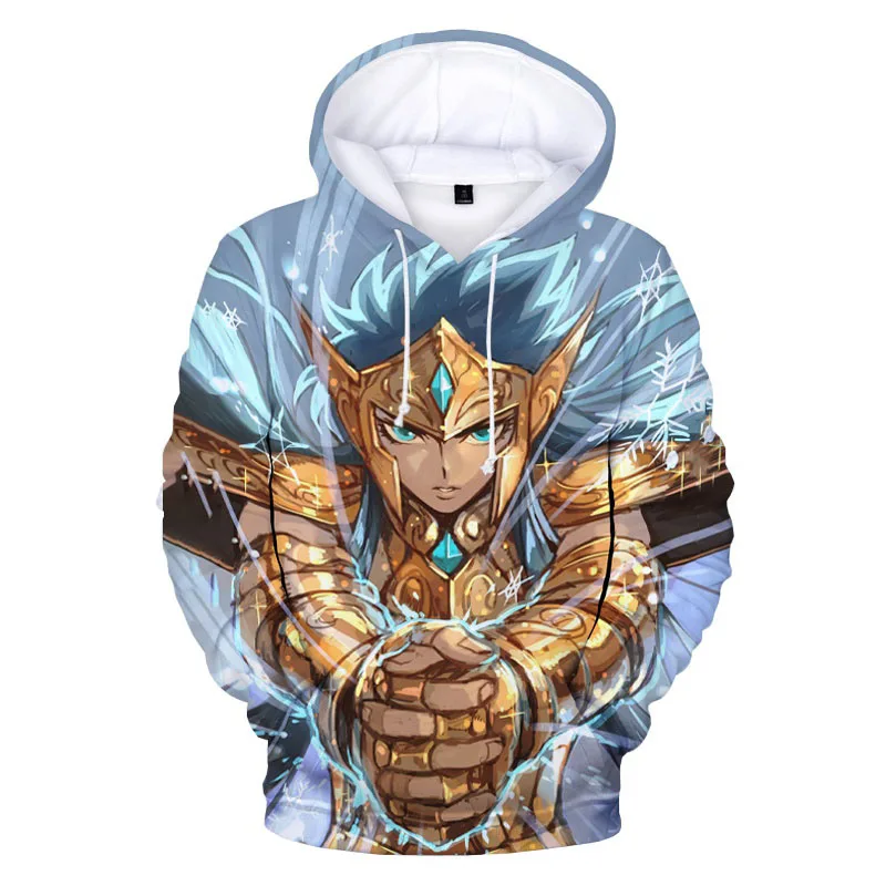 Maxstreet 3D Print Anime Knights Of The Zodiac Hoodie - Image 6