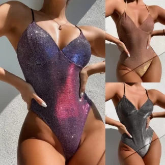 Ashley Shiny Monokini Swimwear